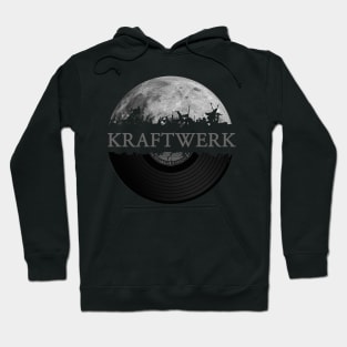 Kraftwerk moon vinyl Hoodie